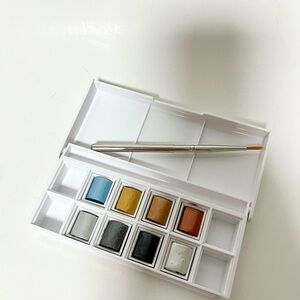 Winsor & Newton Cotman Watercolour Metallic HPan Set 9 Piece